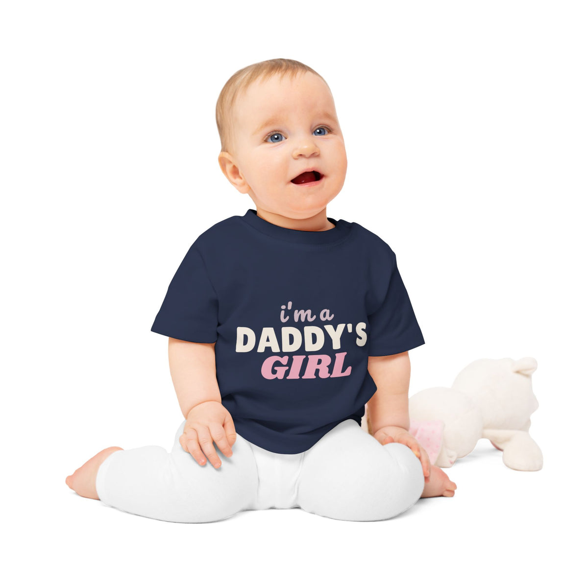 I'm a Daddy's Girl funny baby t-shirt
