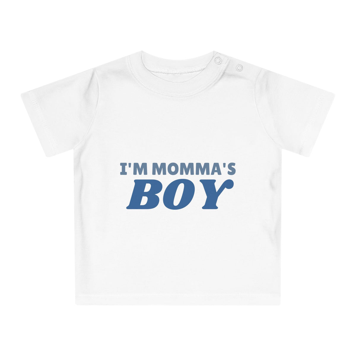 I'm Momma's Boy funny baby t-shirt