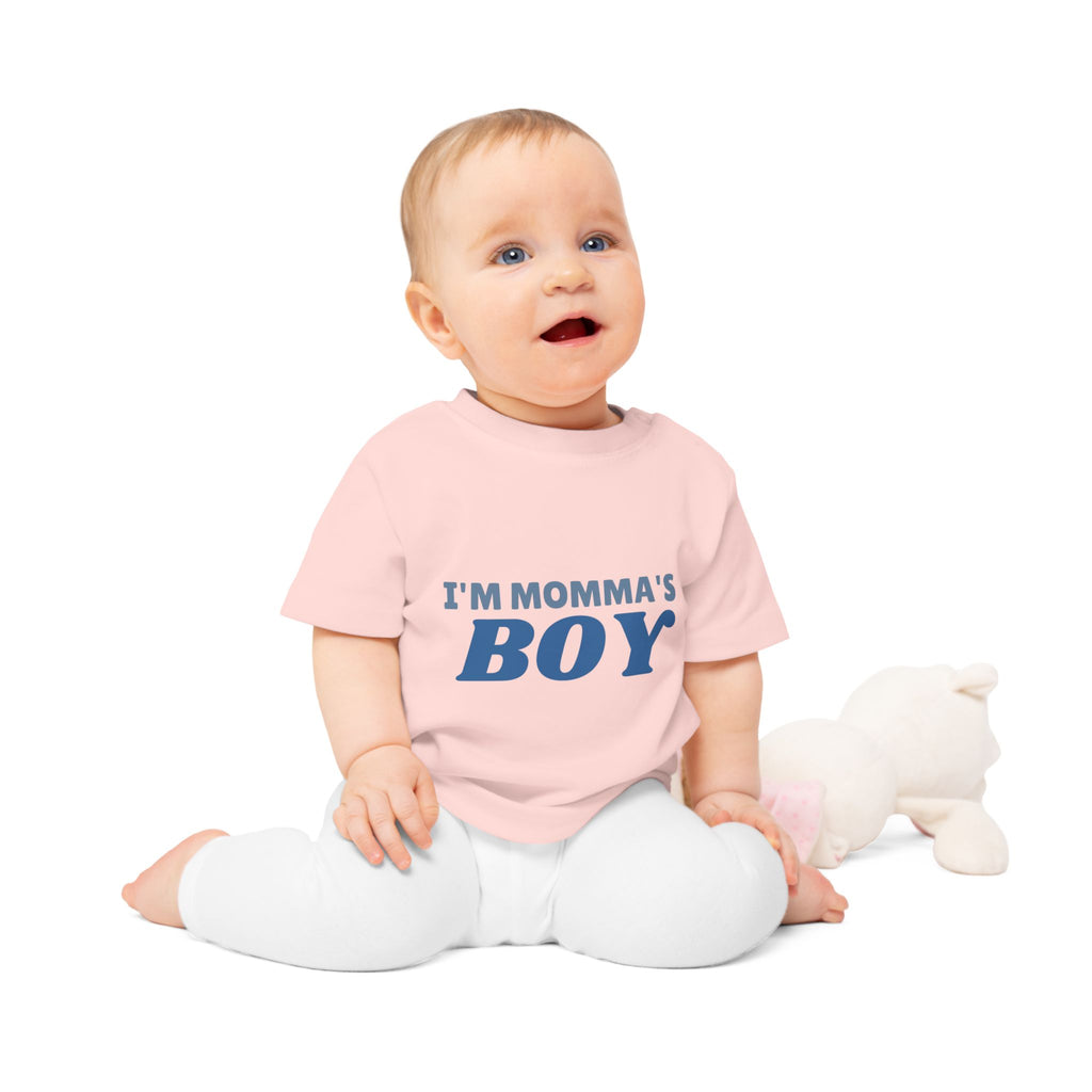 I'm Momma's Boy funny baby t-shirt