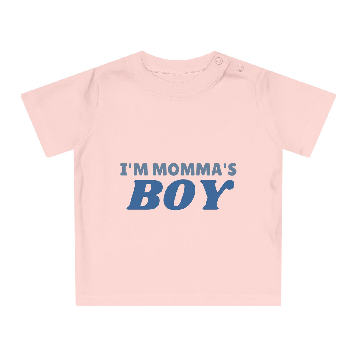 I'm Momma's Boy funny baby t-shirt
