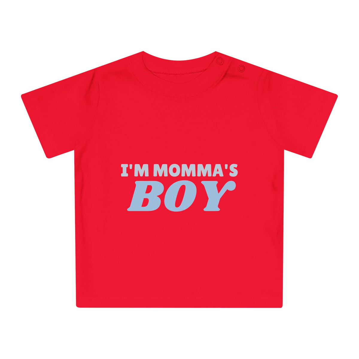 I'm Momma's Boy funny baby t-shirt