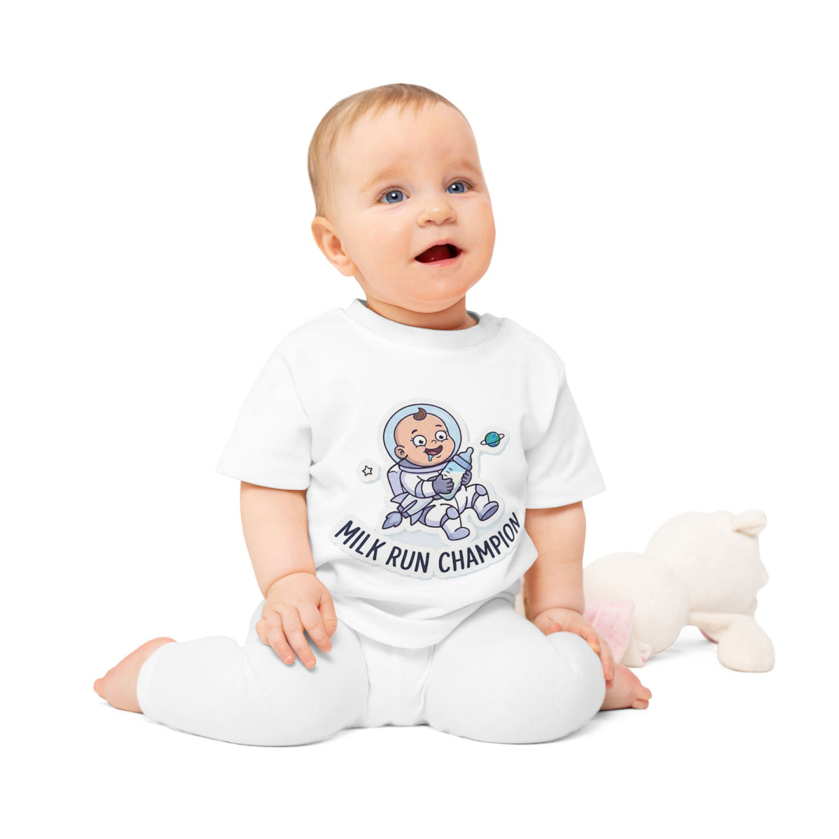 Milk Run Champion funny baby t-shirt (boy)
