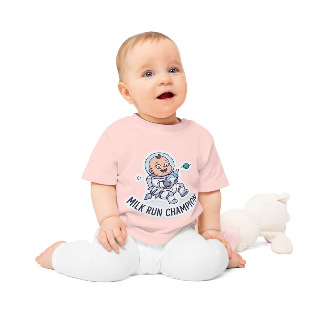 Milk Run Champion funny baby t-shirt (boy)