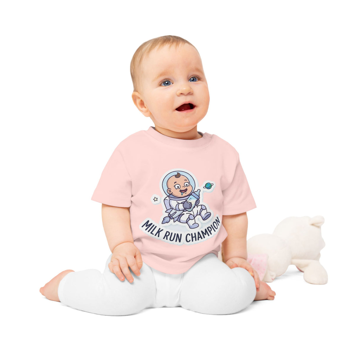 Milk Run Champion funny baby t-shirt (boy)