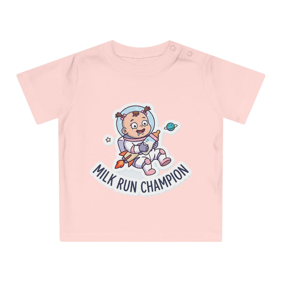 Milk Run Champion funny baby t-shirt (girl)