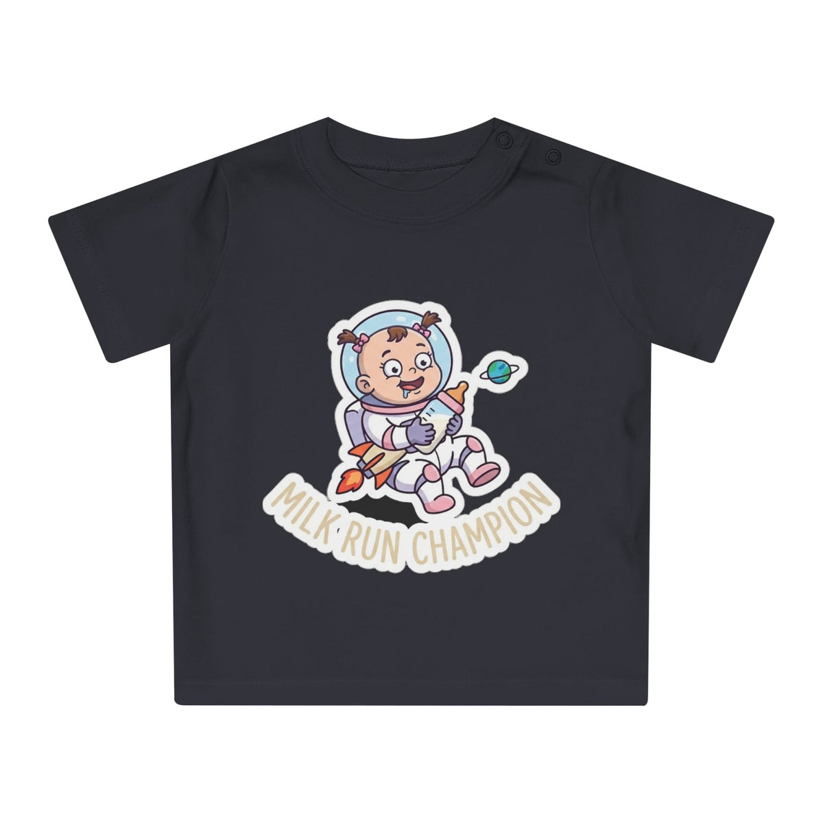 Milk Run Champion funny baby t-shirt (girl)