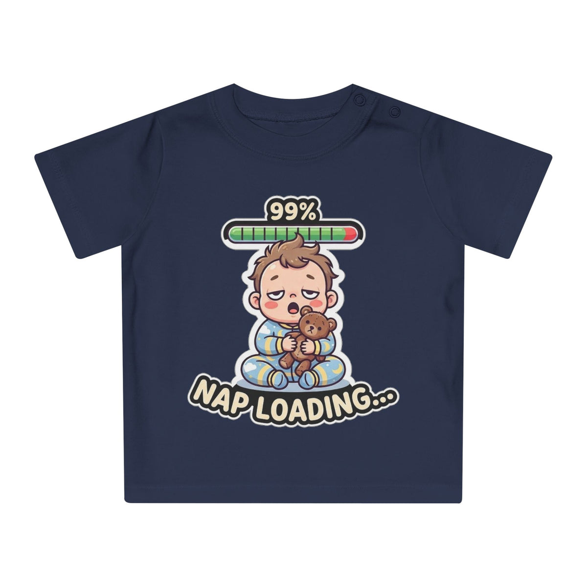 Nap Loading funny baby t-shirt (boy)