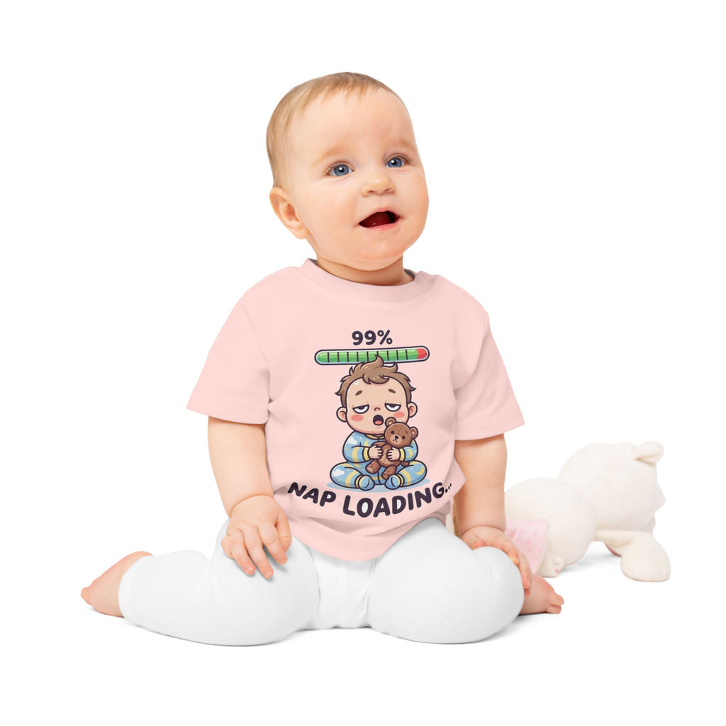 Nap Loading funny baby t-shirt (boy)