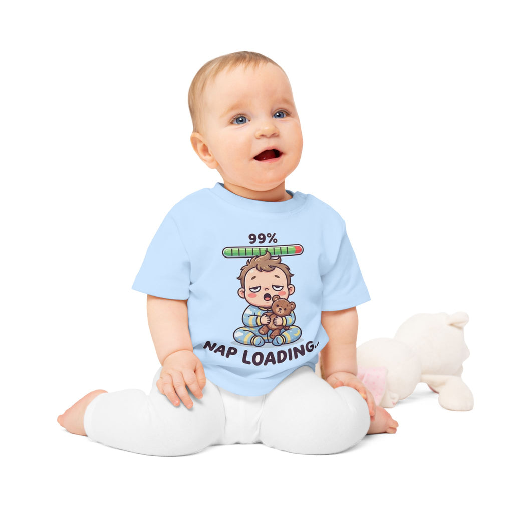 Nap Loading funny baby t-shirt (boy)