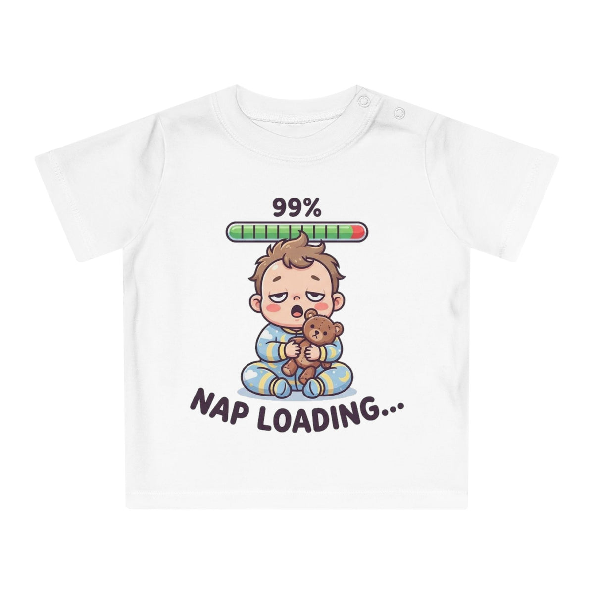 Nap Loading funny baby t-shirt (boy)