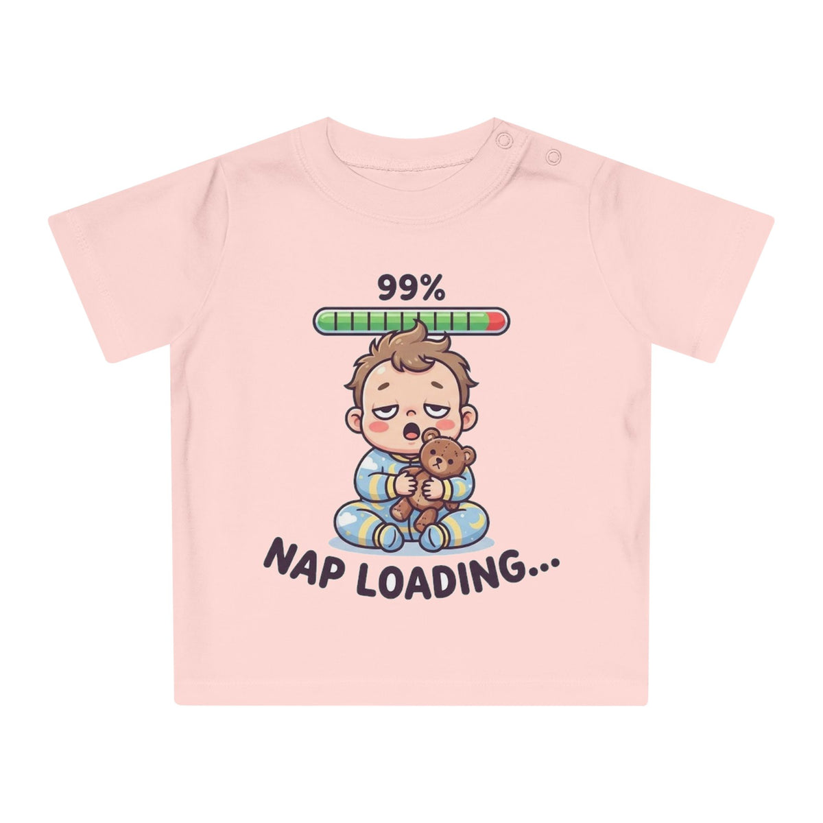 Nap Loading funny baby t-shirt (boy)