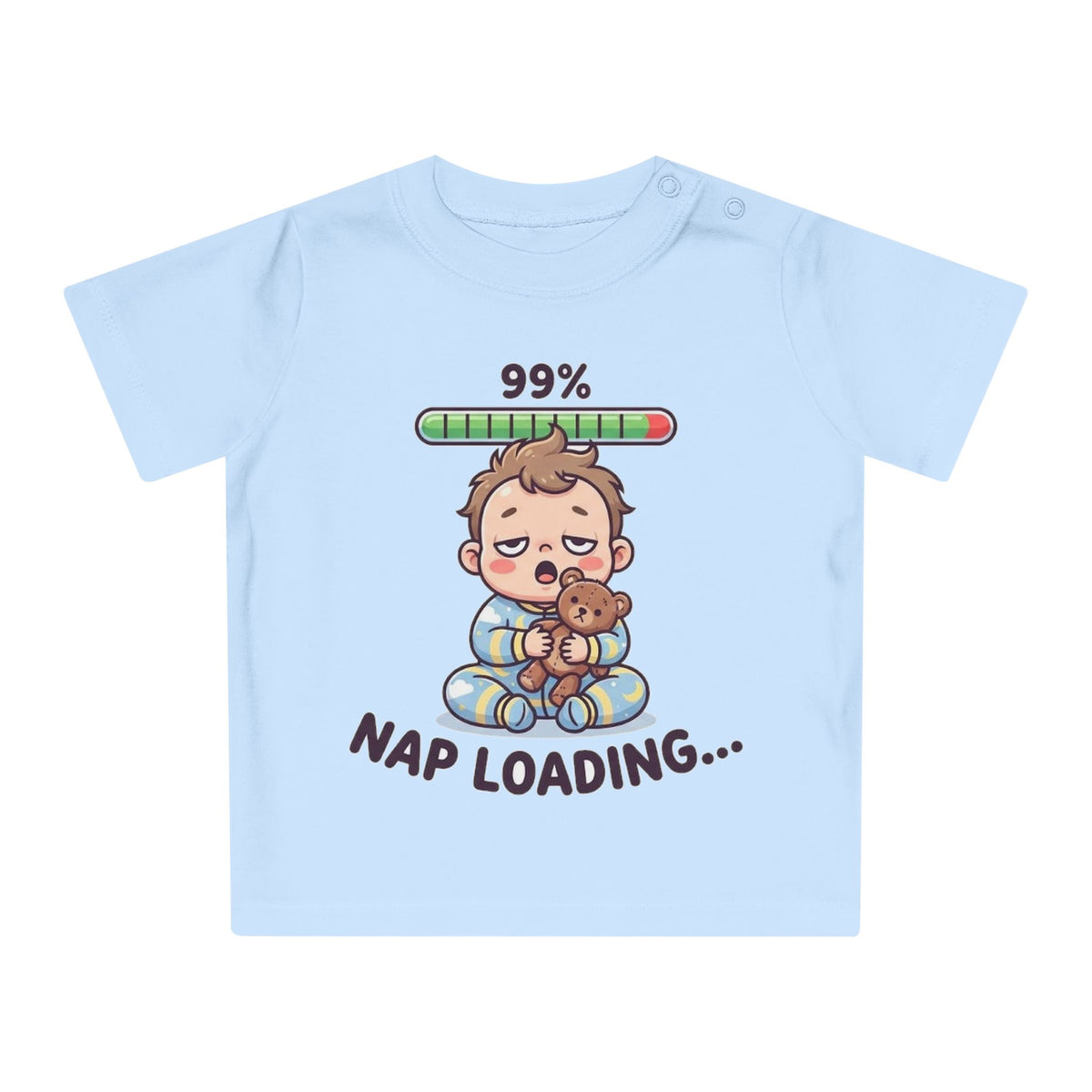 Nap Loading funny baby t-shirt (boy)