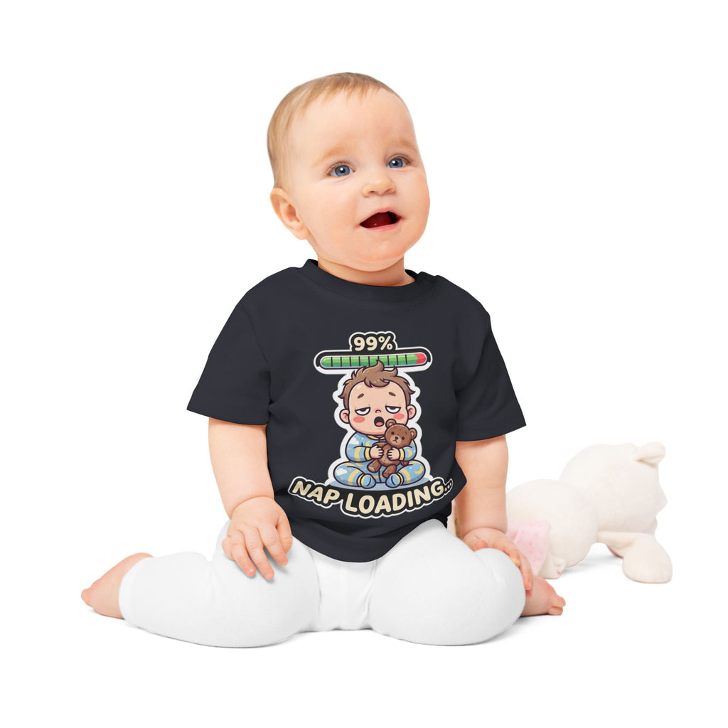 Nap Loading funny baby t-shirt (boy)