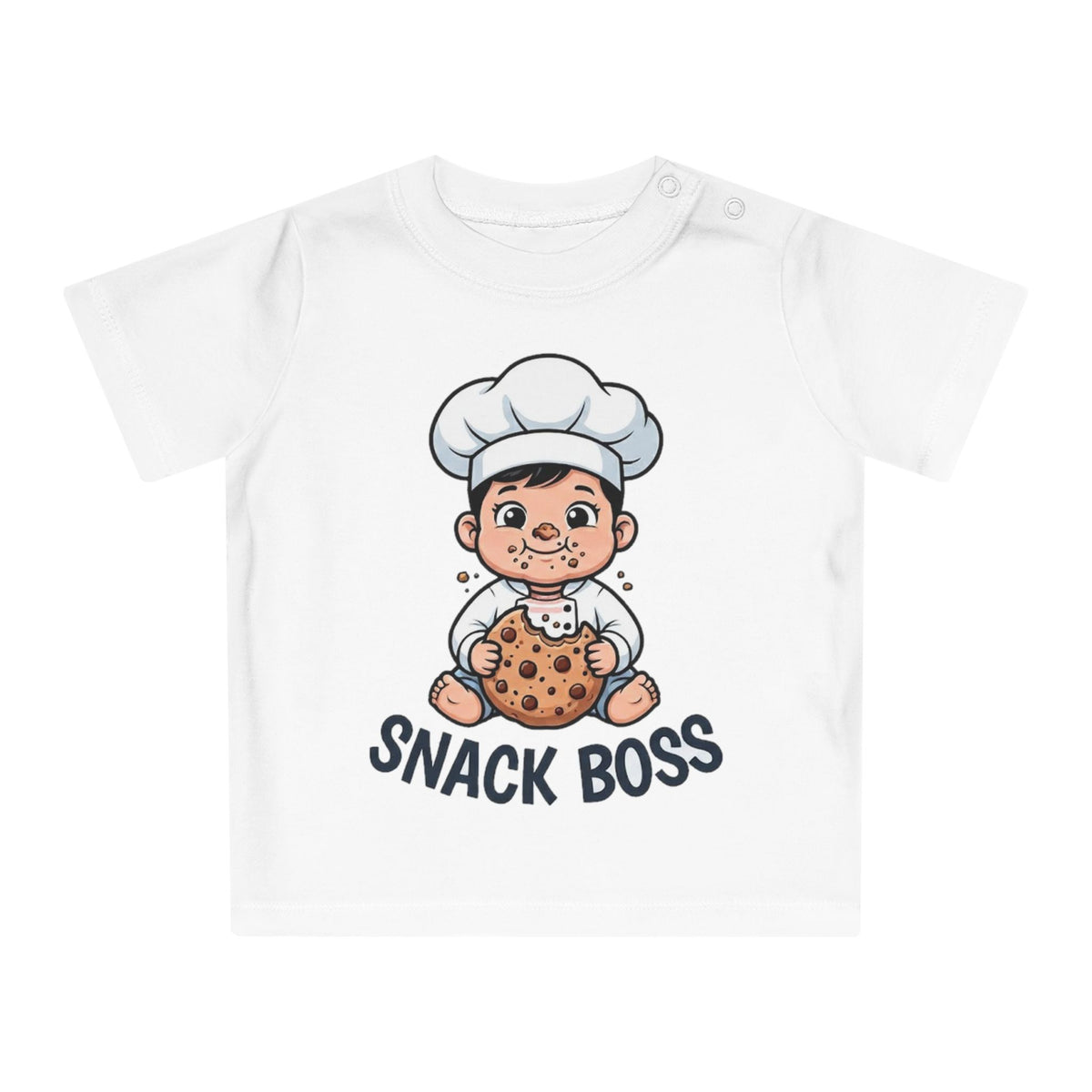 Snack Boss funny baby t-shirt (boy)