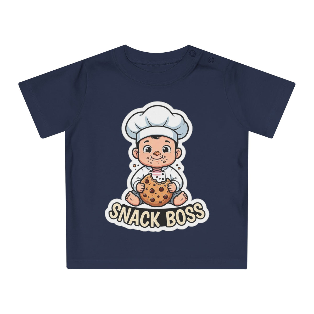 Snack Boss funny baby t-shirt (boy)