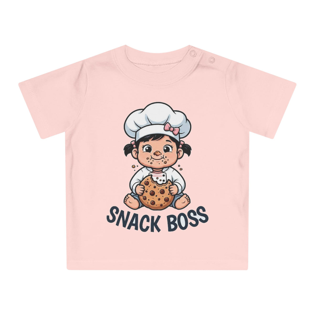 Snack Boss funny baby t-shirt (girl)