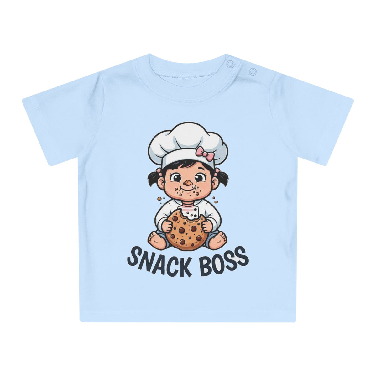 Snack Boss funny baby t-shirt (girl)