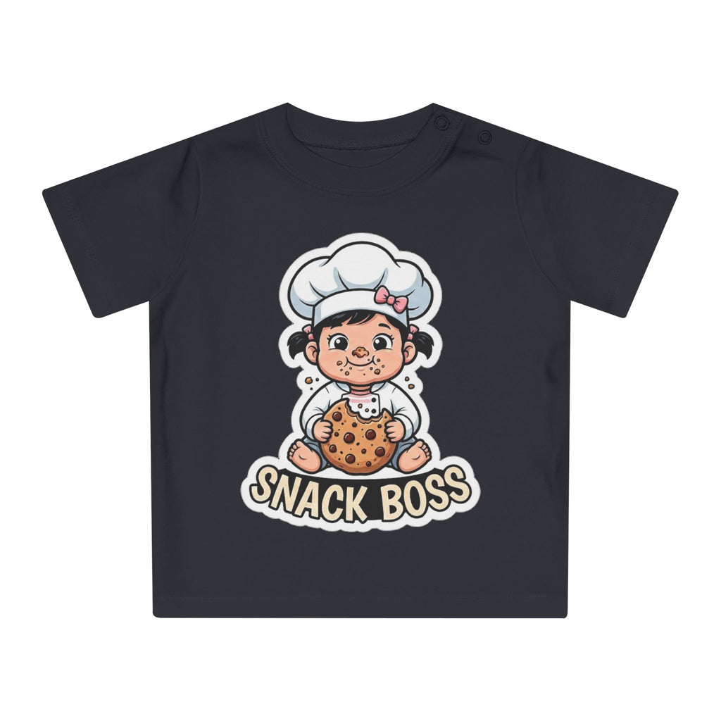 Snack Boss funny baby t-shirt (girl)