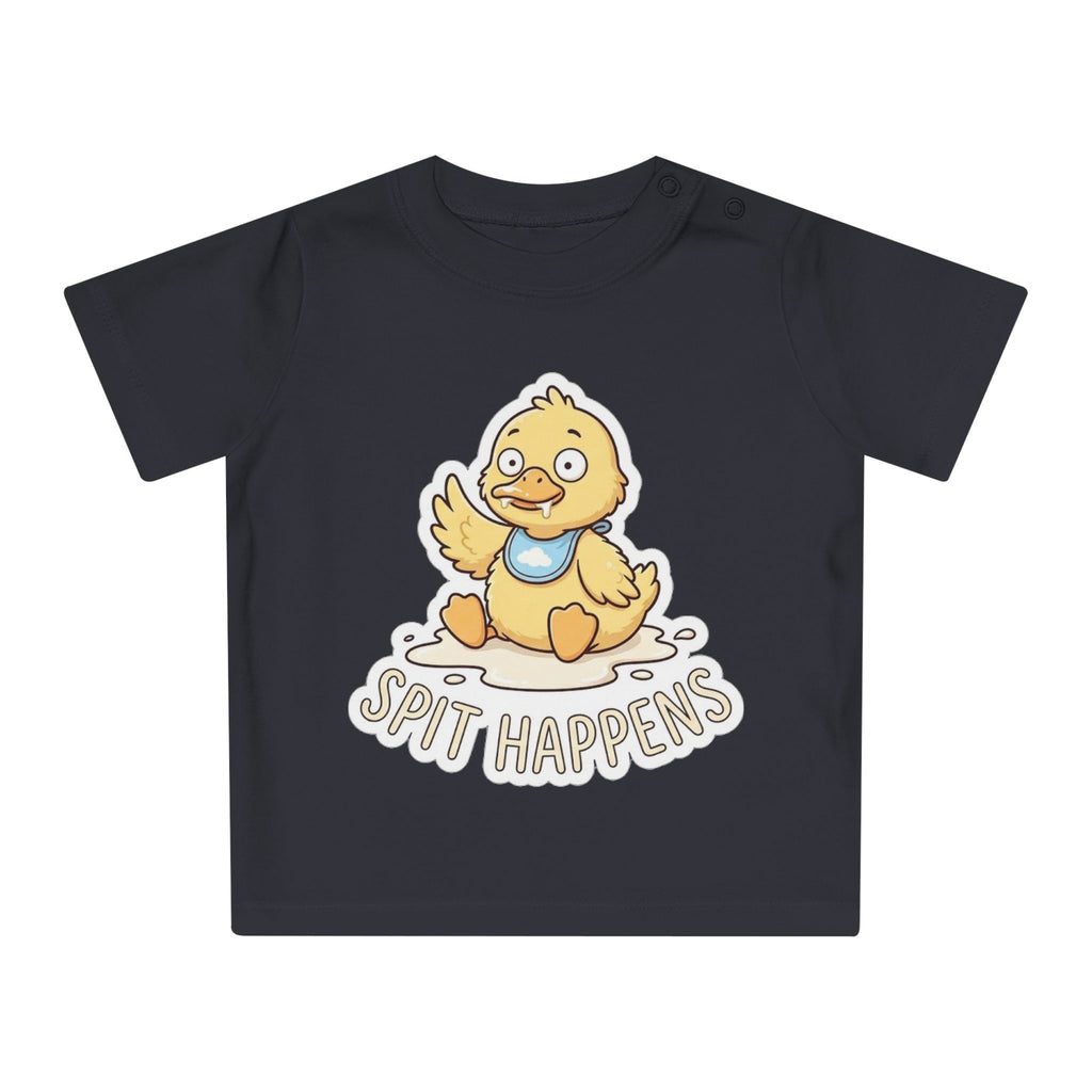 Spit Happens funny baby t-shirt