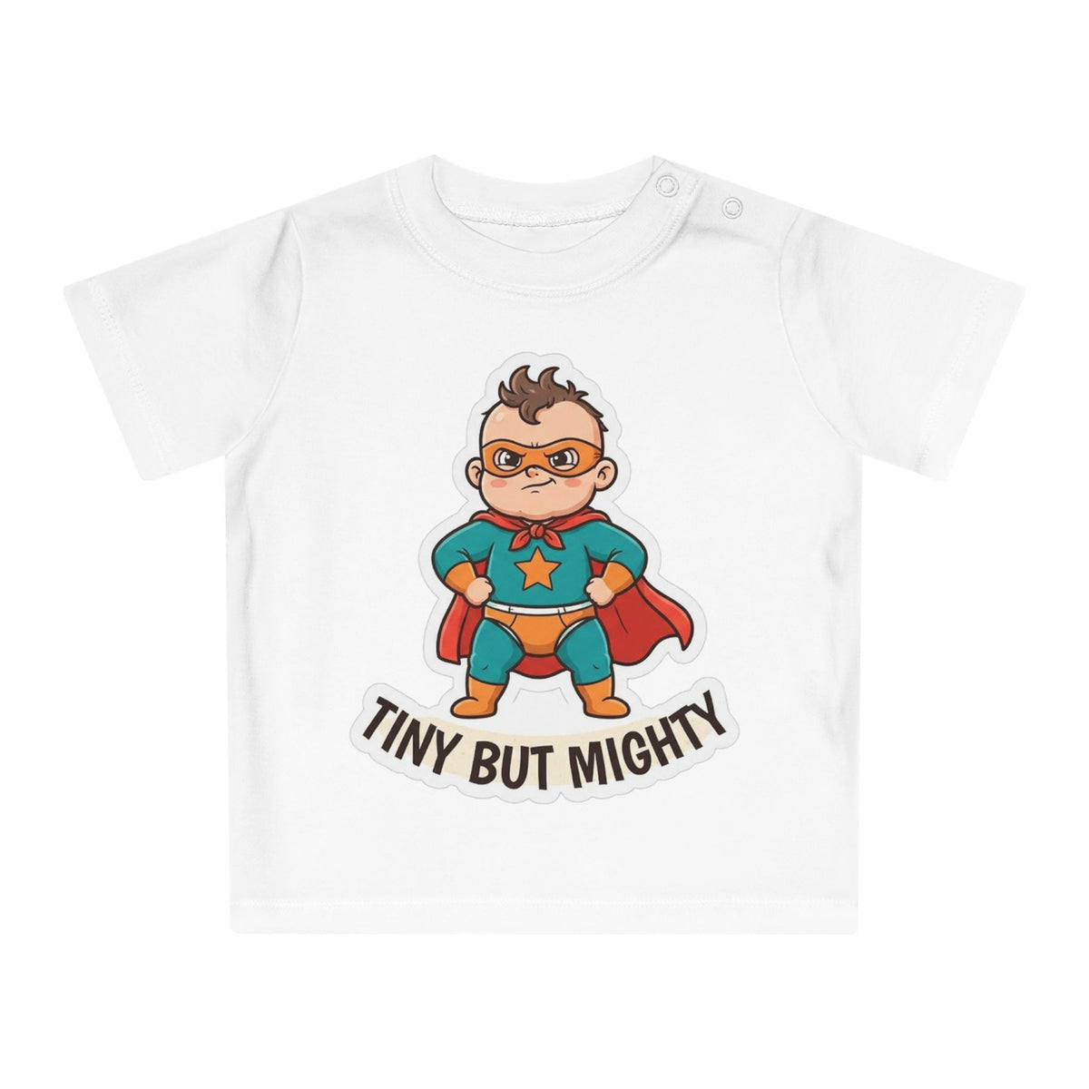 Tiny but Mighty funny baby t-shirt (boy)