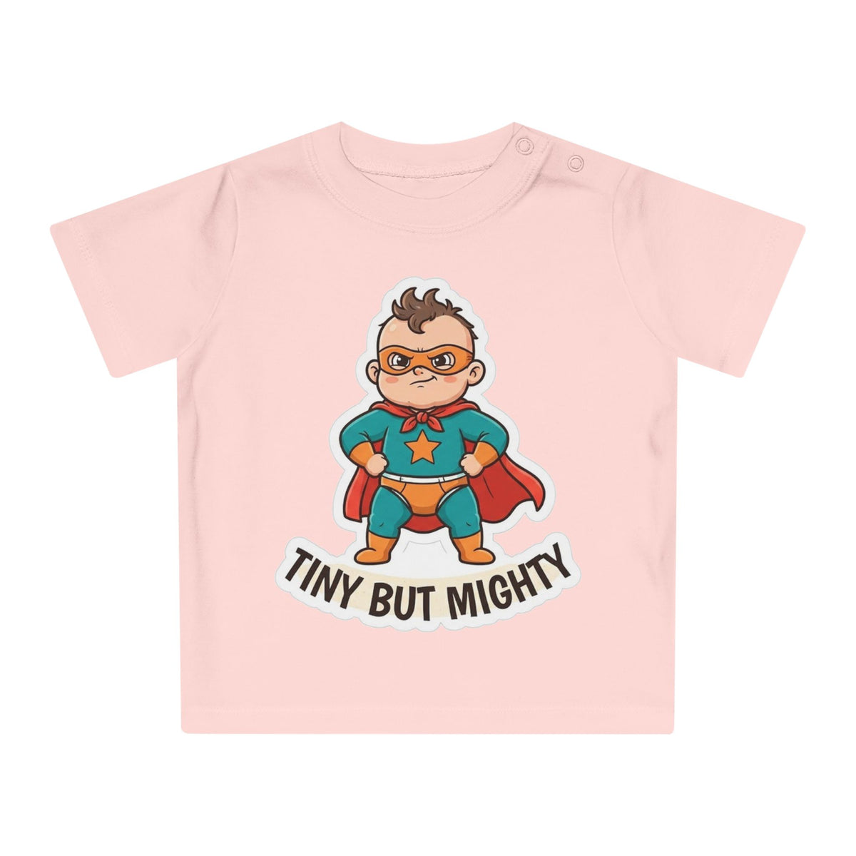Tiny but Mighty funny baby t-shirt (boy)