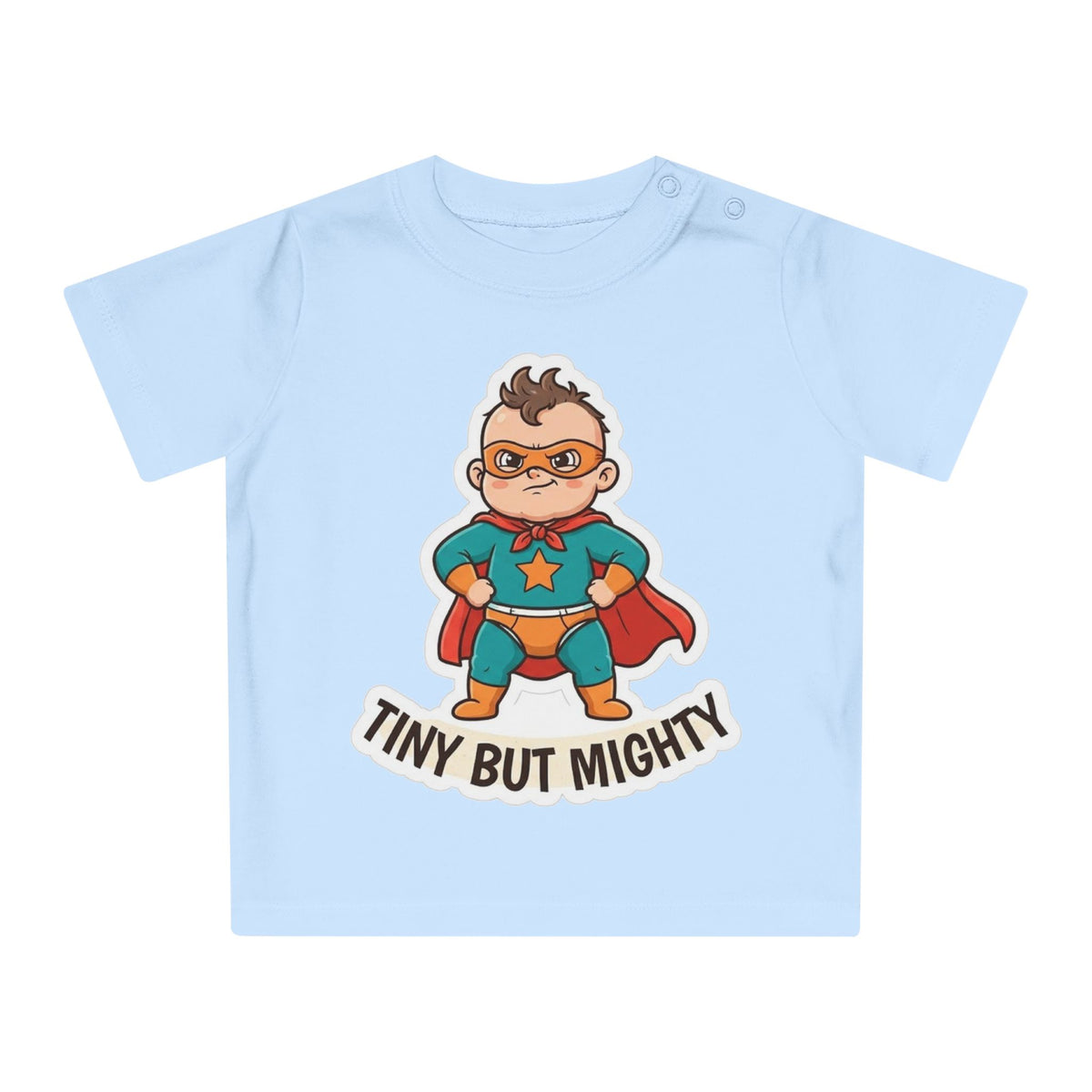 Tiny but Mighty funny baby t-shirt (boy)