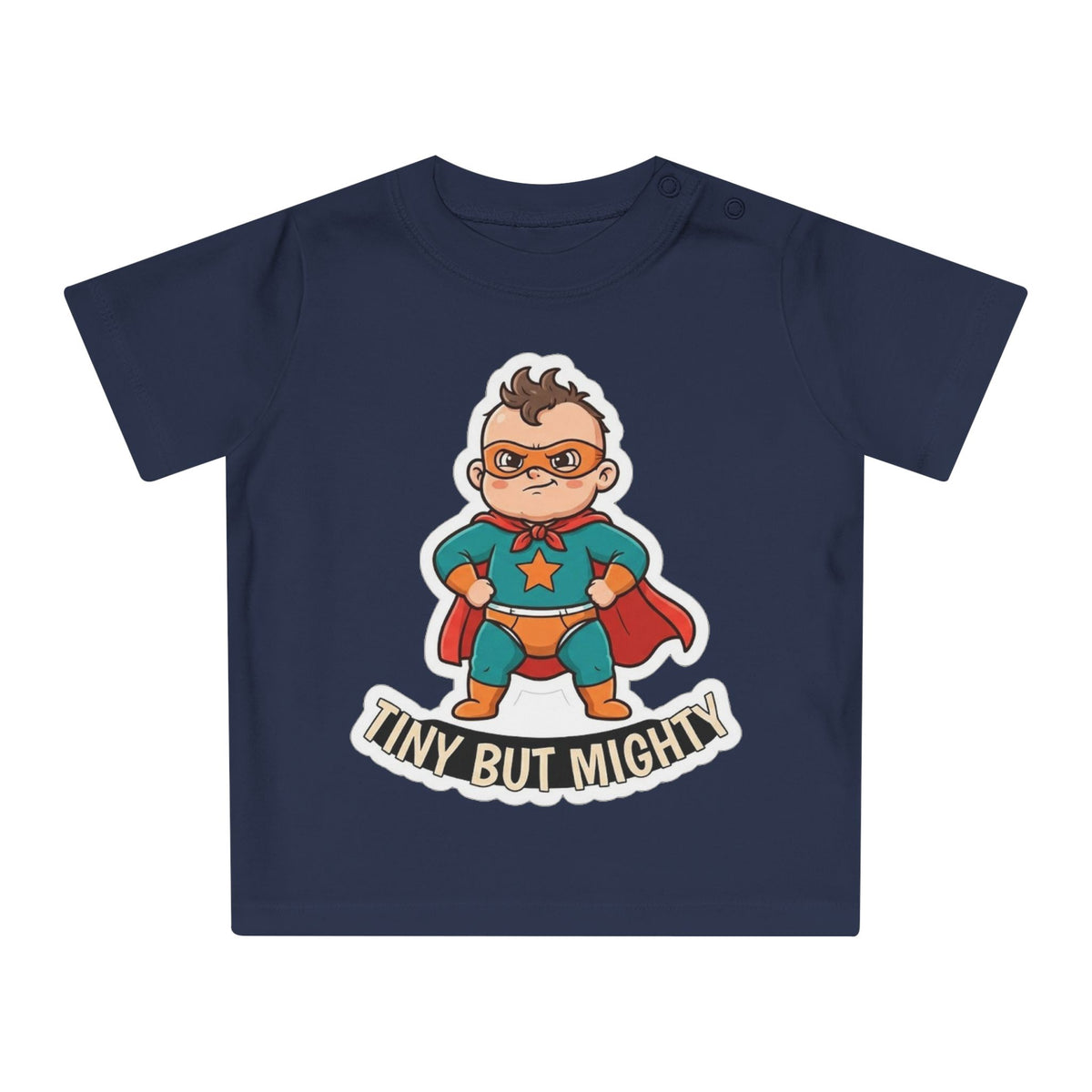 Tiny but Mighty funny baby t-shirt (boy)