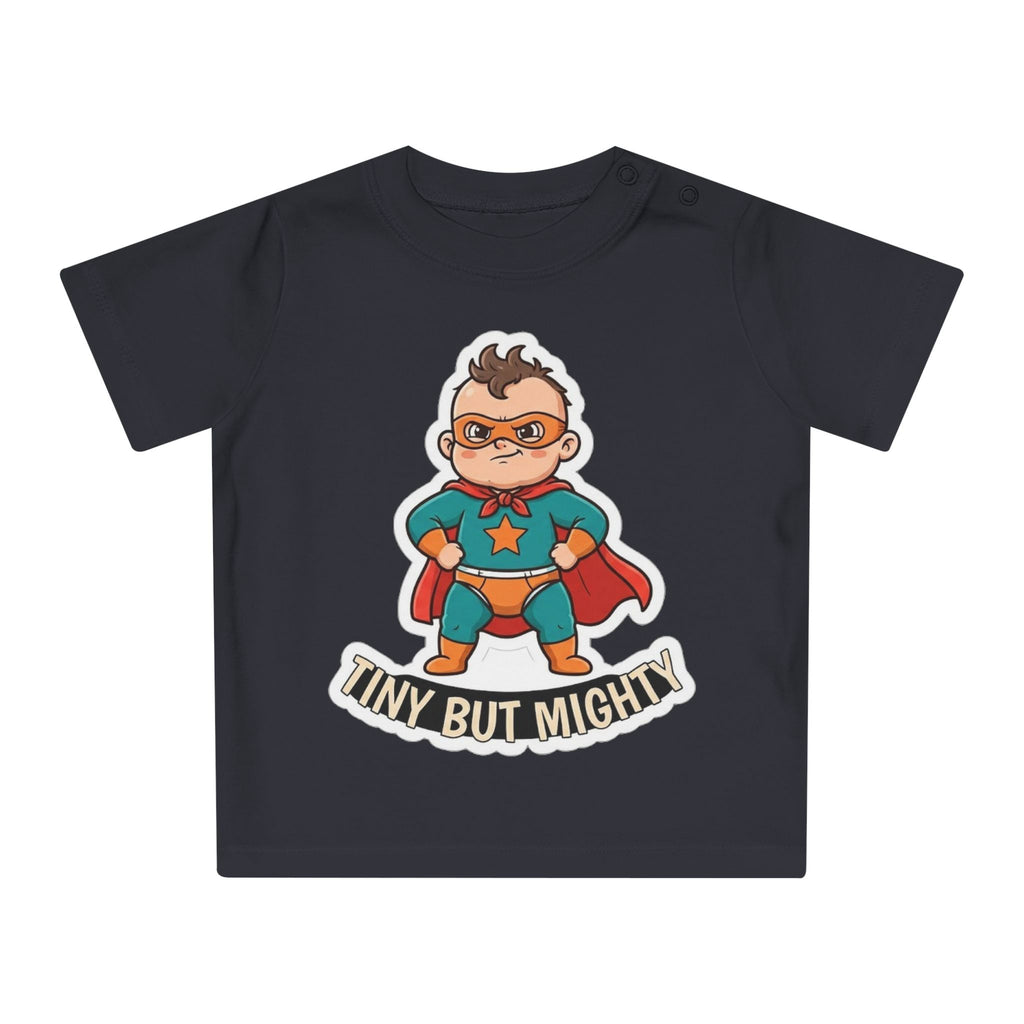 Tiny but Mighty funny baby t-shirt (boy)