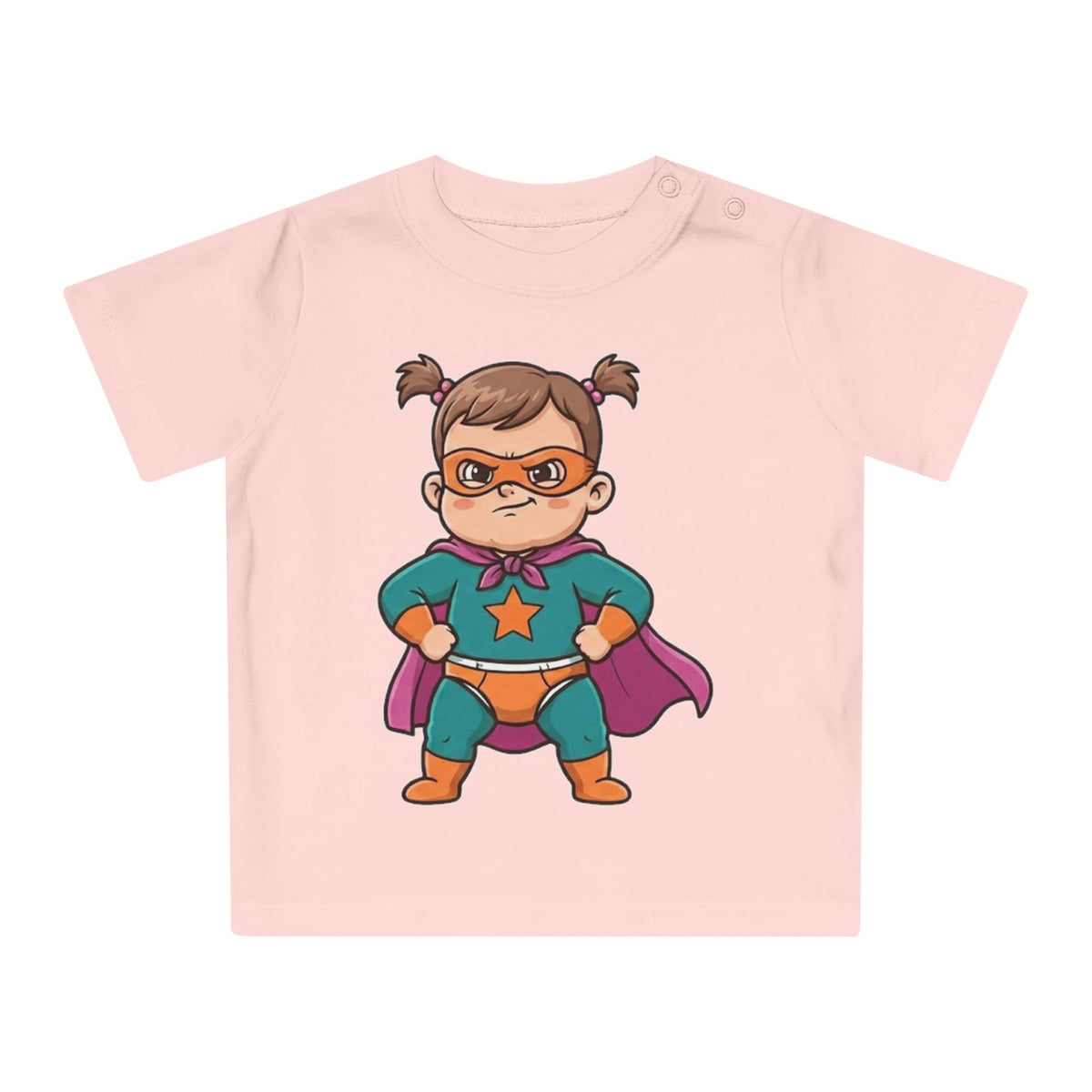 Tiny but Mighty funny baby t-shirt (girl)