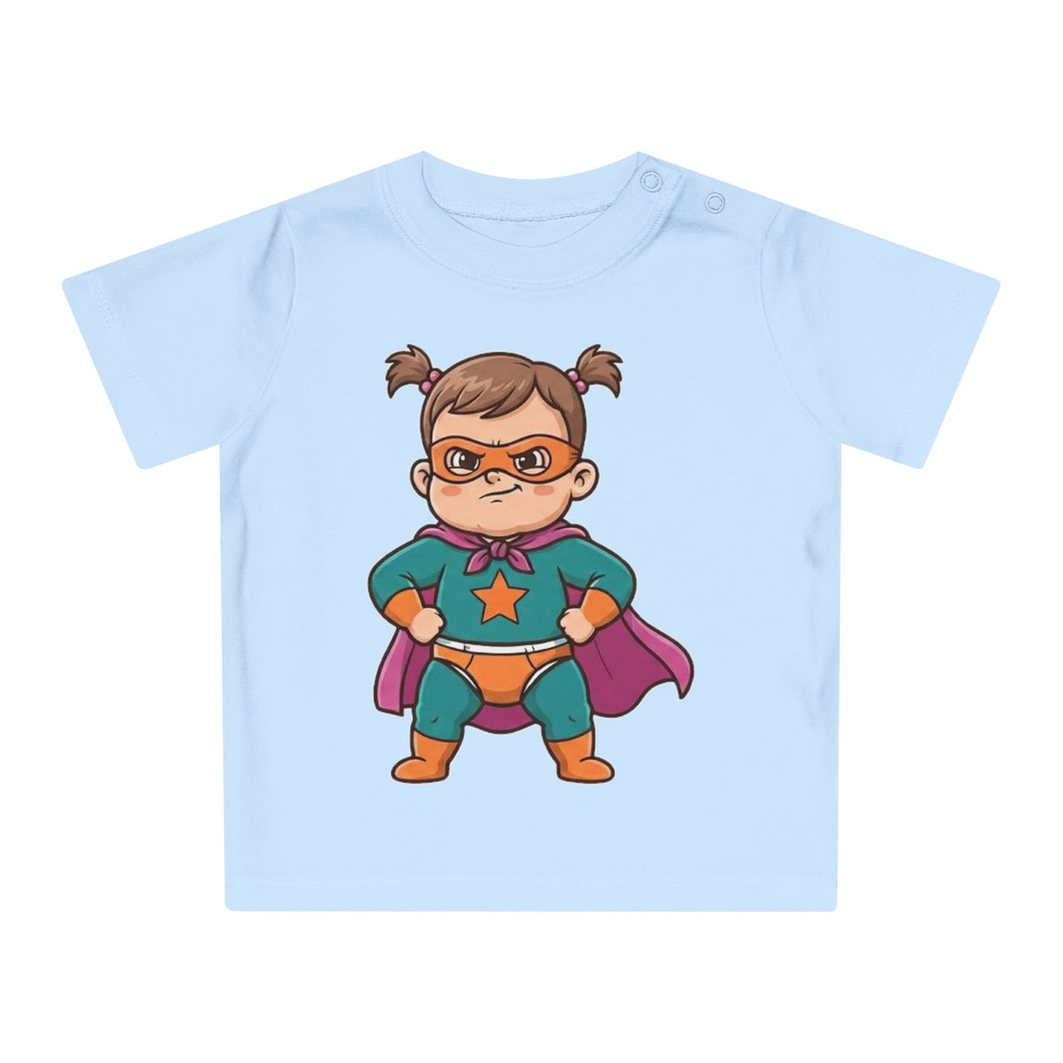 Tiny but Mighty funny baby t-shirt (girl)