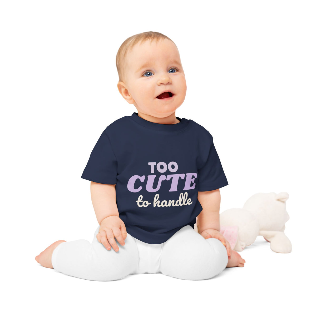 Too Cute To Handle funny baby t-shirt